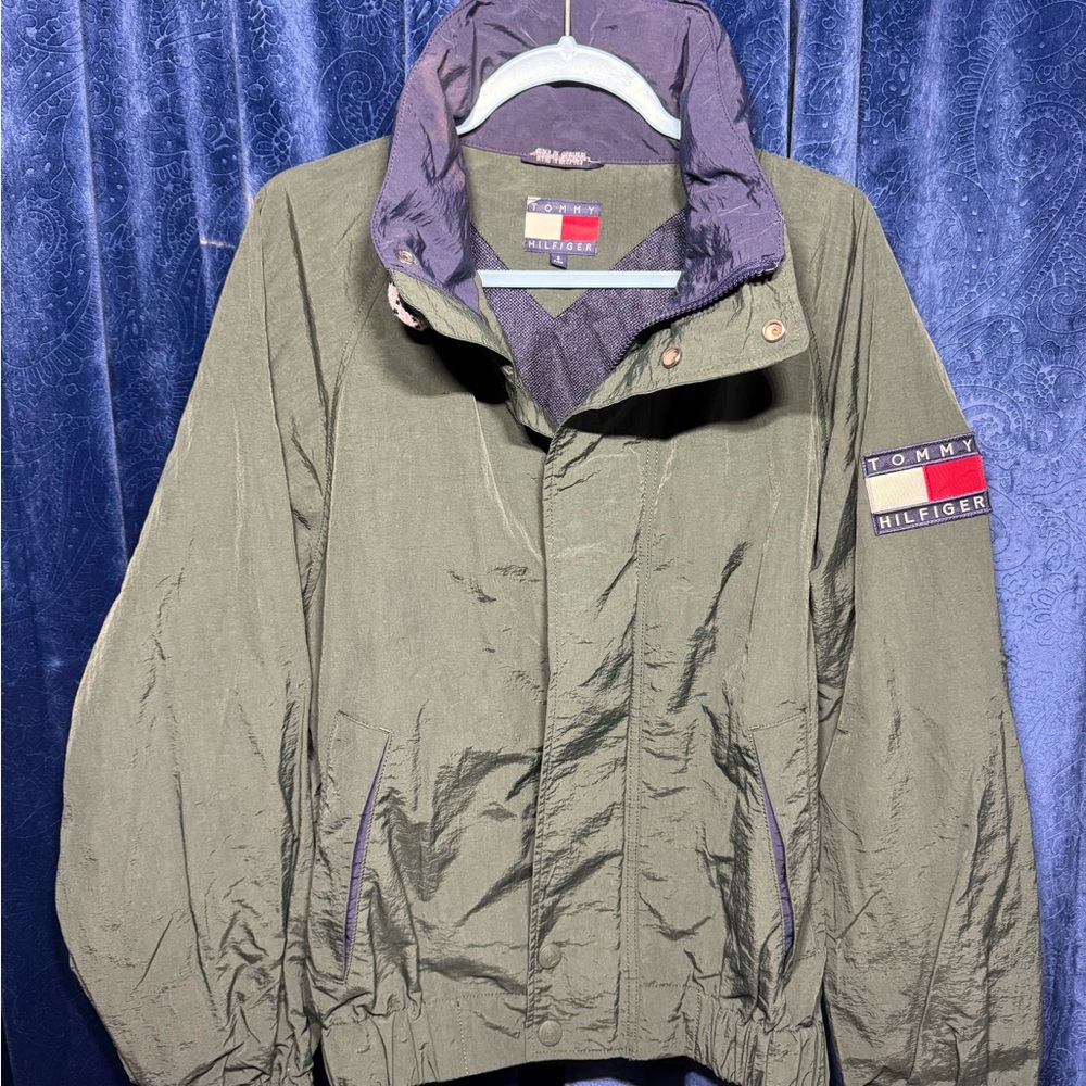 VTG Tommy Hilfiger Green Jacket  for Men